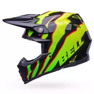 Kask motocyklowy enduro Bell Moto-9S Flex Claw black/green S-4