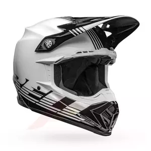 Kask motocyklowy enduro Bell Moto-9 Mips Louver black/white L-2