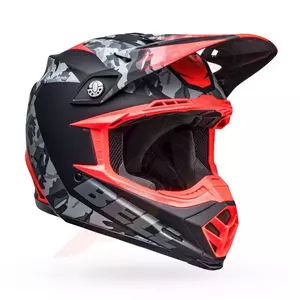 Kask motocyklowy enduro Bell Moto-9 Mips Venom mat black camo/infrared M-2