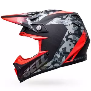 Kask motocyklowy enduro Bell Moto-9 Mips Venom mat black camo/infrared M-4