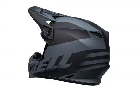 Bell MX-9 Mips Disrupt mat zwart/charcoal L enduro motorhelm-5
