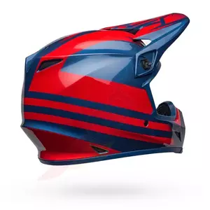 Bell MX-9 Mips Disrupt Vero casco da moto enduro blu/rosso M-5