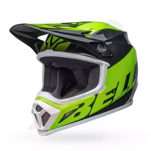 Kask motocyklowy enduro Bell MX-9 Mips Disrupt black/green S - MX9-M-DIS-18-S