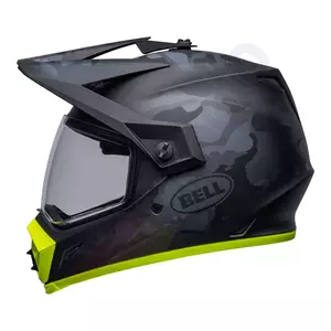 Kask motocyklowy enduro Bell MX-9 Adventure Mips Stealth camo mat black/hi-viz M-4