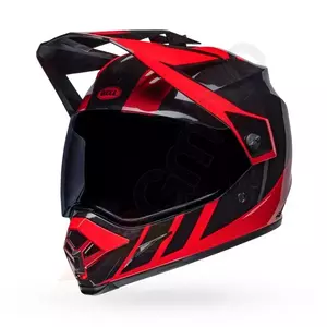 Casco moto enduro Bell MX-9 Adventure Mips dash negro/rojo M-1