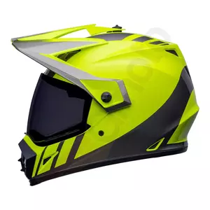 Kask motocyklowy enduro Bell MX-9 Adventure Mips dash hi-viz yellow/grey S-3