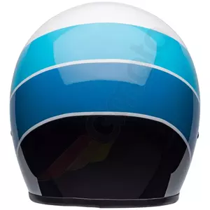 Bell Custom 500 Rif cască de motocicletă cu fața deschisă albă/albastră M-4