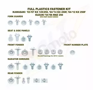 Poltide plastkruvide komplekt - KAW-1200024