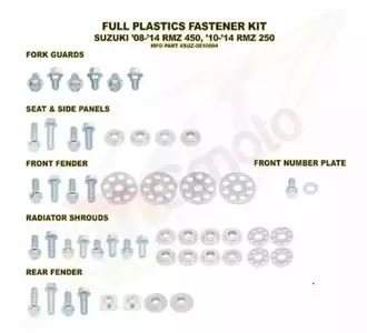 Kit vis complet de plastiques Bolt Suzuki RM-Z450/250 - SUZ-0810004