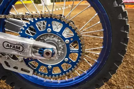 Задно зъбно колело Aluminium Ultra-Light SRS130 48z blue Scar-3