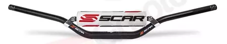 Kierownica Scar X2 Villopoto/Stewart czarna, gąbka biała-2