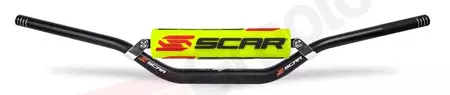 Kierownica Scar X2 RC czarna, gąbka żółta - S9212Y