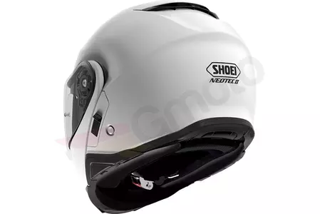 "Shoei Neotec II White L" žandikaulio motociklininko šalmas-2