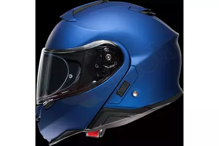 Capacete Shoei Neotec II Matt Blue Metallic L para motociclistas-4