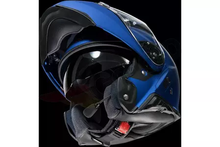 Capacete Shoei Neotec II Matt Blue Metallic L para motociclistas-9