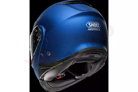 Casco Shoei Neotec II Matt Blue Metallic XL para moto mandíbula-7