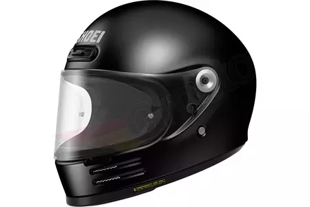 Capacete integral de motociclista Shoei Glamster Black S-1