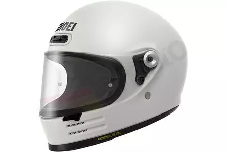Capacete integral de motociclista Shoei Glamster Off White XS-1