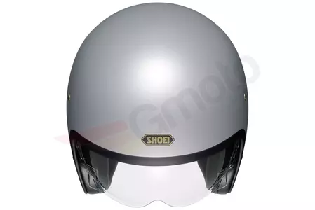 Motocyklová přilba Shoei J.O. Matt Light Silver XS s otevřeným obličejem-3