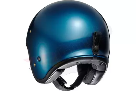 Capacete aberto Shoei J.O. para motociclistas. Azul Laguna XS-2