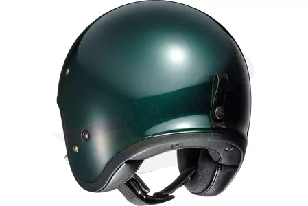 Shoei J.O. Br. Green XS motorcykelhjelm med åbent ansigt-2