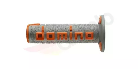 Domino A360 Off-Road Comfort Manillar ergonómico almohadillas gris-naranja - A360415245A7-0