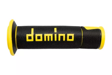 Domino A450 Street Racing Full Diamond kormánygombok sárga és fekete színben - A45041C4740B7-0