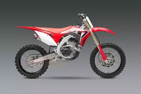 Sistema di scarico completo Yoshimura RS-9T Signature Series Dual stainless steel/carbon tip Honda CRF250R-3