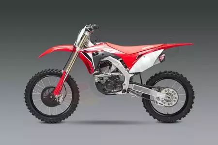 Yoshimura RS-9T Signature Series Dual roestvrij staal/carbon tip compleet uitlaatsysteem Honda CRF250R-5