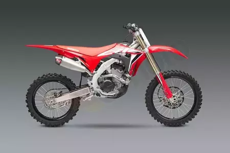 Yoshimura RS-9T Signature Series Dual roestvrij staal/carbon tip compleet uitlaatsysteem Honda CRF250R-7