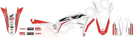 Juego de calcas para moto BlackBird Super White Honda CRF 450 X RX - 2146