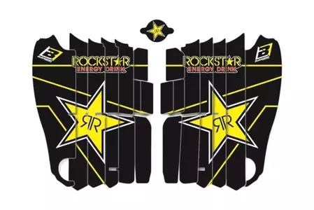 Aufkleber Sticker für Kühlerlamellen Kühlerdeckel BlackBird Rockstar Energy Yamaha YZF 450 - A206L
