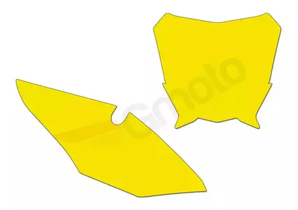 Aufkleber für Nummernschilder Blackbird Honda CRF 450R gelb - 3141/000004