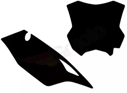 Naklejki na tablicę przód + boczne Blackbird Kawasaki KX 450 czarne - 3420/000006