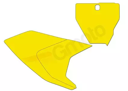Blackbird Husqvarna TC FC startovací štítek žlutý - 3626/000004
