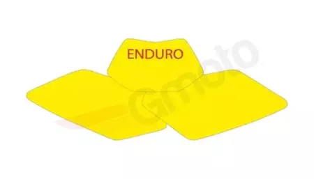 Blackbird Husaberg TE geel startnummerplaat stickers - 3706/000004