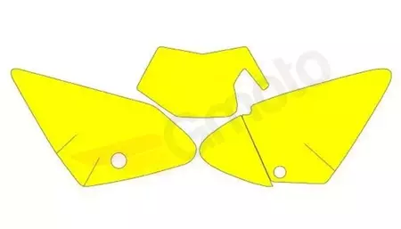"Blackbird Gas EC" numerio ženklo lipdukai geltonos spalvos - 3904/000004