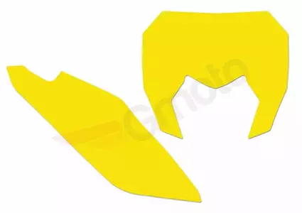 Blackbird Sherco SE SEF žlté štítky s evidenčným číslom - 3E01/000004