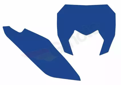 Blackbird Sherco SE SEF placa de matrícula de partida pegatinas azul - 3E01/000007