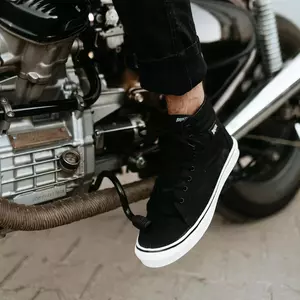 Broger California moto pantofi de sport perforați negru 44-10