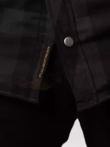 Broger Alaska Casual overhemd zonder Kevlar bolster zwart/grijs L-3