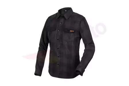 Broger Alaska Casual Lady shirt sem reforço Kevlar preto/cinzento XS-1