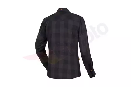 Broger Alaska Casual Damesshirt zonder Kevlar bolster zwart/grijs XS-2