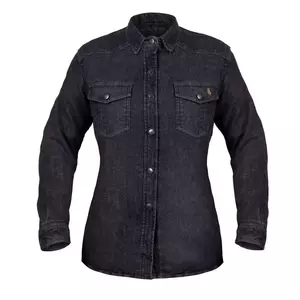 Broger Alaska Jeans Lady gewassen zwart L motor shirt - BR-JRY-ALASKA-JNS-47-DL