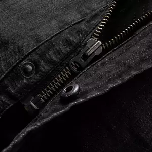 Broger Alaska Jeans πλυμένο μαύρο πουκάμισο μοτοσικλέτας M-8
