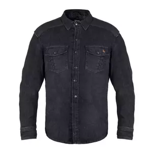 Broger Alaska Jeans mazgāts melns XXL krekls ar motociklu - BR-JRY-ALASKA-JNS-47-XXL