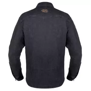 Broger Alaska Jeans camisa preta lavada XXL para motociclistas-2