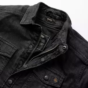 Broger Alaska Jeans mazgāts melns XXL krekls ar motociklu-5