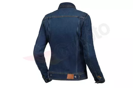 Broger Florida Lady giacca in jeans da moto XXL blu lavato-2