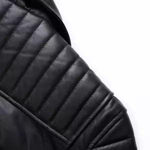 Broger Ohio giacca da moto in pelle nera XS-6